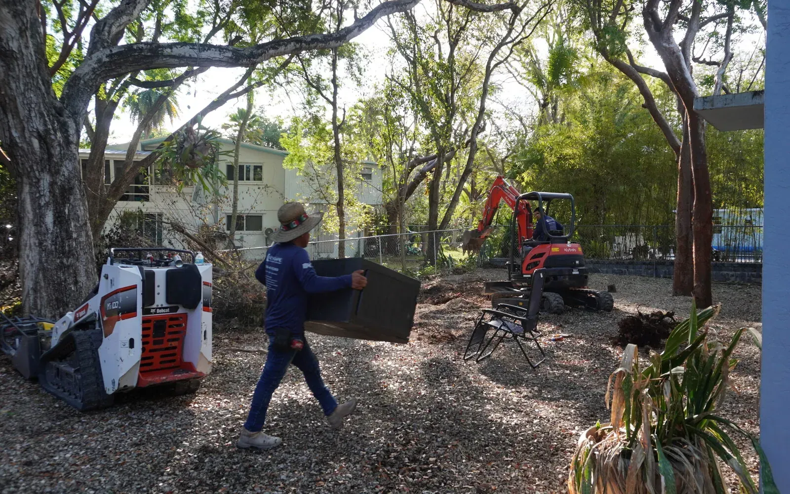 The Keyscape crew breaking ground on a project in the Florida Keys