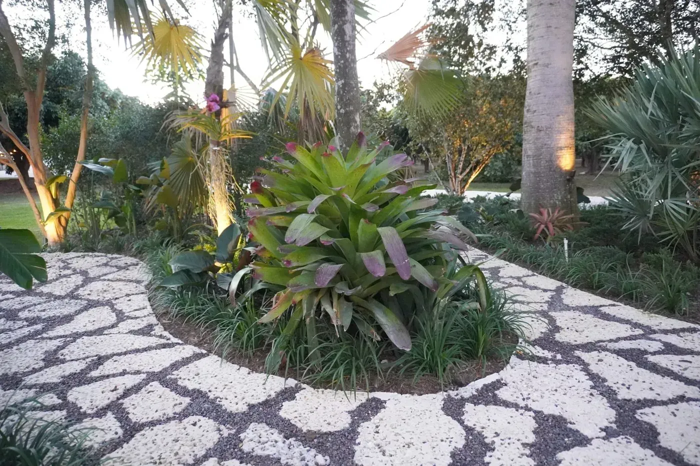 Hardscape and landscaping project on Plantation Key in the Florida Keys